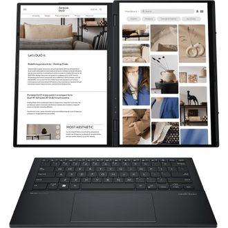 Ноутбук ASUS Zenbook DUO UX8406 (UX8406CA-IS99T) Inkwell Gray - фото 2 Ноутбук ASUS Zenbook DUO UX8406 (UX8406CA-IS99T) Inkwell Gray - фото 2