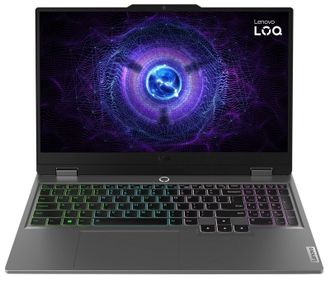 Ноутбук Lenovo LOQ 15IAX9 (83GS0075RM) Luna Grey - фото 1