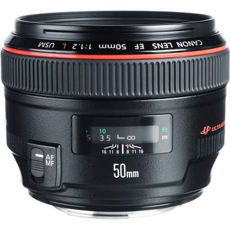 Объектив Canon EF 50mm f / 1.2 L USM (1257B005) - фото 1 Объектив Canon EF 50mm f / 1.2 L USM (1257B005) - фото 1