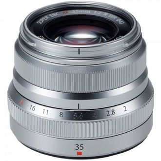 Об'єктив Fujifilm XF 35mm f/2,0 Silver (16481880) - фото 1 Об'єктив Fujifilm XF 35mm f/2,0 Silver (16481880) - фото 1