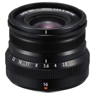 Об'єктив Fujifilm XF 16mm f/2,8 R WR black (16611667) - фото 1 Об'єктив Fujifilm XF 16mm f/2,8 R WR black (16611667) - фото 1
