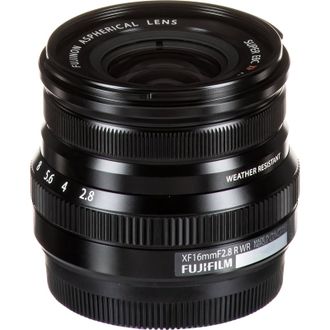 Об'єктив Fujifilm XF 16mm f/2,8 R WR black (16611667) - фото 3 Об'єктив Fujifilm XF 16mm f/2,8 R WR black (16611667) - фото 3