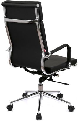 Офісне крісло АКЛАС Кап soft OT-8002 Чорний (PU Black) (00158599) - фото 4 Офісне крісло АКЛАС Кап soft OT-8002 Чорний (PU Black) (00158599) - фото 4