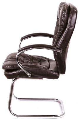 Крісло конференційне АКЛАС Валенсія CF (XY-7004G-1) Коричневий (PU Dark Brown) (00161483) - фото 3 Крісло конференційне АКЛАС Валенсія CF (XY-7004G-1) Коричневий (PU Dark Brown) (00161483) - фото 3