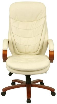 Крісло АКЛАС Валенсія Soft EX MB (Шкіра LC-F Beige) (00163341) - фото 1 Крісло АКЛАС Валенсія Soft EX MB (Шкіра LC-F Beige) (00163341) - фото 1
