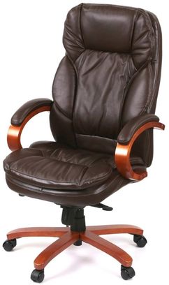 Крісло АКЛАС Тіроль EX GB-236WW (Шкіра LC-K Dark brown) (00163343) - фото 2