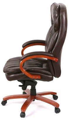 Крісло АКЛАС Тіроль EX GB-236WW (Шкіра LC-K Dark brown) (00163343) - фото 3