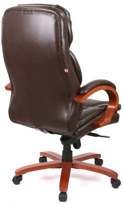 Крісло АКЛАС Тіроль EX GB-236WW (Шкіра LC-K Dark brown) (00163343) - фото 4