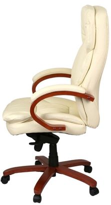 Крісло АКЛАС Тіроль EX GB-236WW (Шкіра LC-F Beige) (00163344) - фото 3 Крісло АКЛАС Тіроль EX GB-236WW (Шкіра LC-F Beige) (00163344) - фото 3