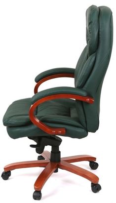 Крісло АКЛАС Тіроль EX GB-236WW (Шкіра Lux LC Green) (00163345) - фото 3 Крісло АКЛАС Тіроль EX GB-236WW (Шкіра Lux LC Green) (00163345) - фото 3
