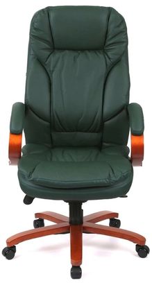 Крісло АКЛАС Тіроль EX GB-236WW (Шкіра Lux LC Green) (00163345) - фото 1 Крісло АКЛАС Тіроль EX GB-236WW (Шкіра Lux LC Green) (00163345) - фото 1