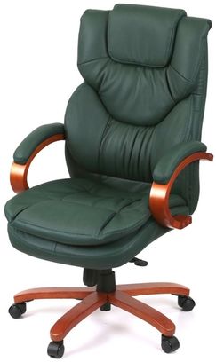 Крісло АКЛАС Флорида EX GB-233WW (Шкіра Lux LC Green) (00163349) - фото 2 Крісло АКЛАС Флорида EX GB-233WW (Шкіра Lux LC Green) (00163349) - фото 2