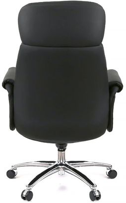 Офісне крісло АКЛАС Драгобрат AL MB (Шкіра LC-A Black/PU Black) (00179840) - фото 5