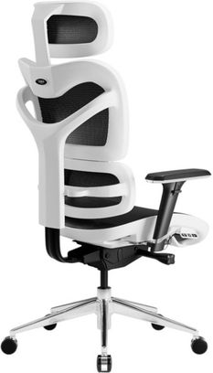Офісне крісло Diablo Chairs V-Commander White/Black Europe - фото 4
