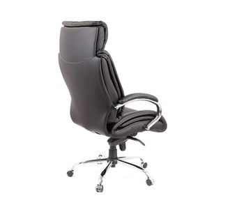 Кресло АКЛАС Аризона Soft CH MB Черный Кожа LC-A (75030) - фото 5