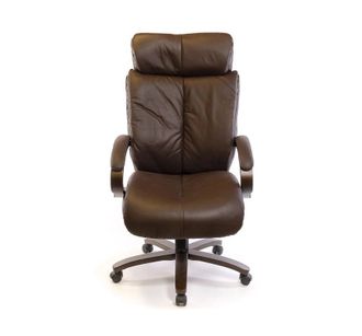 Крісло АКЛАС Арізона Soft EX MB Коричневий Шкіра LC-K (74982) - фото 2