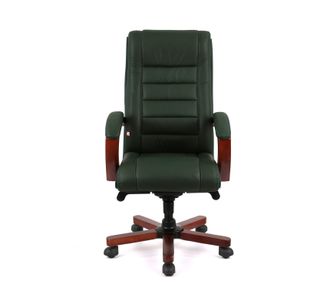Крісло АКЛАС Гаспар ЕХ МB Зелений Шкіра Lux LC-green (9637) - фото 2 Крісло АКЛАС Гаспар ЕХ МB Зелений Шкіра Lux LC-green (9637) - фото 2