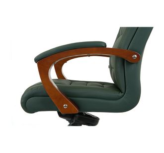 Крісло АКЛАС Гаспар ЕХ МB Зелений Шкіра Lux LC-green (9637) - фото 10 Крісло АКЛАС Гаспар ЕХ МB Зелений Шкіра Lux LC-green (9637) - фото 10