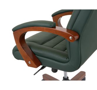 Крісло АКЛАС Гаспар ЕХ МB Зелений Шкіра Lux LC-green (9637) - фото 12 Крісло АКЛАС Гаспар ЕХ МB Зелений Шкіра Lux LC-green (9637) - фото 12