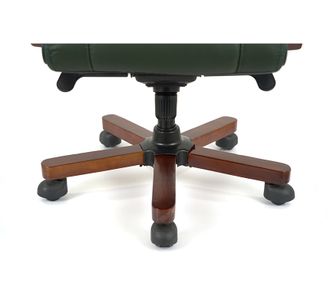 Крісло АКЛАС Гаспар ЕХ МB Зелений Шкіра Lux LC-green (9637) - фото 17 Крісло АКЛАС Гаспар ЕХ МB Зелений Шкіра Lux LC-green (9637) - фото 17