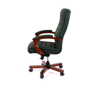 Крісло АКЛАС Гаспар ЕХ МB Зелений Шкіра Lux LC-green (9637) - фото 3 Крісло АКЛАС Гаспар ЕХ МB Зелений Шкіра Lux LC-green (9637) - фото 3