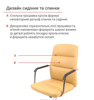 Крісло АКЛАС Натан CH TILT PU темно-бежевий (141407) - фото 7 Крісло АКЛАС Натан CH TILT PU темно-бежевий (141407) - фото 7