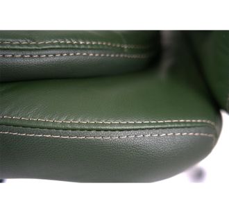 Кресло АКЛАС Валенсия Soft CH MB Зеленый Кожа Lux LC-green (86862) - фото 10