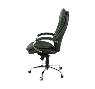 Кресло АКЛАС Валенсия Soft CH MB Зеленый Кожа Lux LC-green (86862) - фото 3
