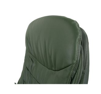 Кресло АКЛАС Валенсия Soft CH MB Зеленый Кожа Lux LC-green (86862) - фото 16