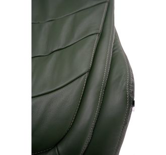 Кресло АКЛАС Валенсия Soft CH MB Зеленый Кожа Lux LC-green (86862) - фото 18