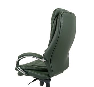 Кресло АКЛАС Валенсия Soft CH MB Зеленый Кожа Lux LC-green (86862) - фото 7