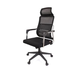 Кресло АКЛАС Вирго HR HB TILT 8002A Черный (60141) - фото 1