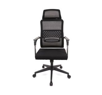 Кресло АКЛАС Вирго HR HB TILT 8002A Черный (60141) - фото 2