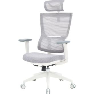 Офісне крісло OfficePro Elegant OC600-W-LG-LG White/Light Gray - фото 2 Офісне крісло OfficePro Elegant OC600-W-LG-LG White/Light Gray - фото 2