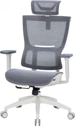 Офісне крісло OfficePro Elegant OC660-W-DG-DG - фото 2