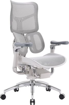 Офісне крісло Sihoo DORO S300 Mesh Light Grey (S300-M202) - фото 4