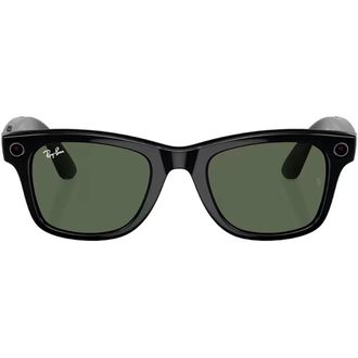 Смарт-окуляри Ray-Ban Meta Wayfarer Shiny Black Frame Green Lenses (RW4006 601/71 50-22) - фото 1