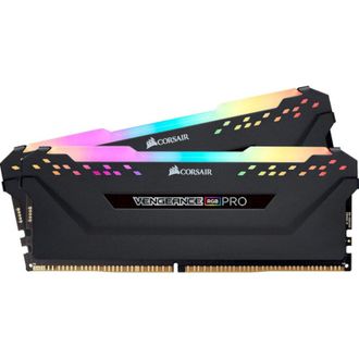 Corsair 32 GB (2x16GB) DDR4 3600 MHz Vengeance RGB Pro SL (CMH32GX4M2D3600C18) - фото 1