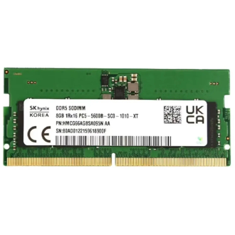 Оперативна пам'ять SK hynix 8 GB SO-DIMM DDR5 4800 MHz (HMCG66MEBSA095N) OEM - фото 1 Оперативна пам'ять SK hynix 8 GB SO-DIMM DDR5 4800 MHz (HMCG66MEBSA095N) OEM - фото 1