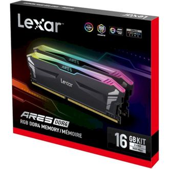 Модуль памяти LEXAR Ares Gaming DDR4 Общий объём памяти 32Гб Module capacity 16Гб Количество 2 3600 МГц RGB Черный LD4BU016G-R3600GDLA - фото 3 Модуль памяти LEXAR Ares Gaming DDR4 Общий объём памяти 32Гб Module capacity 16Гб Количество 2 3600 МГц RGB Черный LD4BU016G-R3600GDLA - фото 3