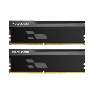 Оперативна пам'ять Prologix DDR4 16GB (2x8GB) 3200 MHz Onyx Black (PRO16GB3200YB4K) - фото 1 Оперативна пам'ять Prologix DDR4 16GB (2x8GB) 3200 MHz Onyx Black (PRO16GB3200YB4K) - фото 1