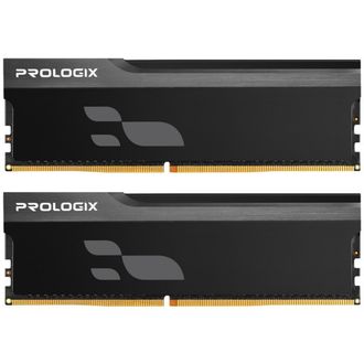 Оперативна пам'ять Prologix DDR4 16GB (2x8GB) 3600 MHz Onyx Black (PRO16GB3600YB4K) - фото 1