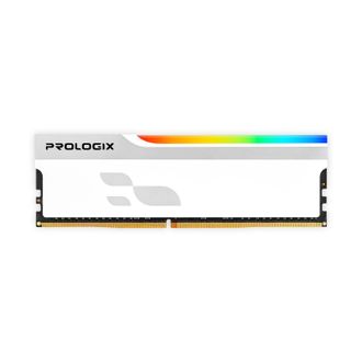 Оперативна пам'ять Prologix DDR4 8GB 3600 MHz Onyx White RGB (PRO8GB3600YWR4) - фото 1