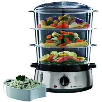 Пароварка Russell Hobbs 19270-56 CookHomeFoodSteamer Europe - фото 1 Пароварка Russell Hobbs 19270-56 CookHomeFoodSteamer Europe - фото 1