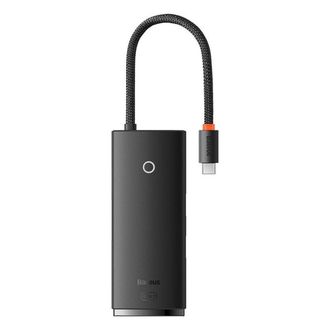 USB-Хаб Baseus Lite Series 6-in-1 (Type-C to HDMI + 2xUSB 3.0 + Type-C + SD/TF) - фото 1 USB-Хаб Baseus Lite Series 6-in-1 (Type-C to HDMI + 2xUSB 3.0 + Type-C + SD/TF) - фото 1
