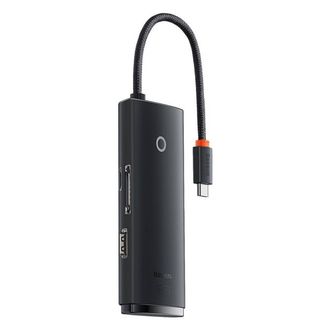 USB-Хаб Baseus Lite Series 6-in-1 (Type-C to HDMI + 2xUSB 3.0 + Type-C + SD/TF) - фото 2 USB-Хаб Baseus Lite Series 6-in-1 (Type-C to HDMI + 2xUSB 3.0 + Type-C + SD/TF) - фото 2