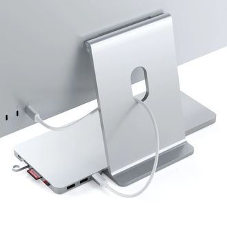 Док-станція для ноутбука Satechi Aluminum USB-C Slim Dock Silver for iMac 24" (ST-UCISDS) - фото 3 Док-станція для ноутбука Satechi Aluminum USB-C Slim Dock Silver for iMac 24" (ST-UCISDS) - фото 3
