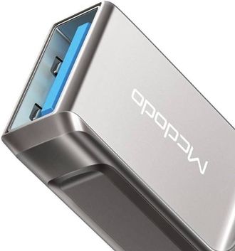 Переходник Mcdodo [OT-8600] Lightning to USB3.0 (Deep Grey) - фото 2