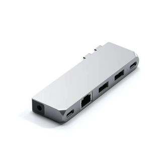 Мультипортовий адаптер Satechi Aluminum USB-C Pro Hub Mini Adapter Silver (ST-UCPHMIS) - фото 1