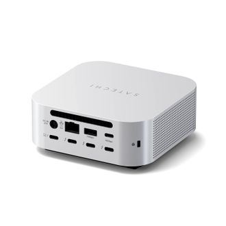 Хаб Satechi Thunderbolt 5 CubeDock Station with SSD Enclosure Silver (ST-DT5CES-EU) - фото 2